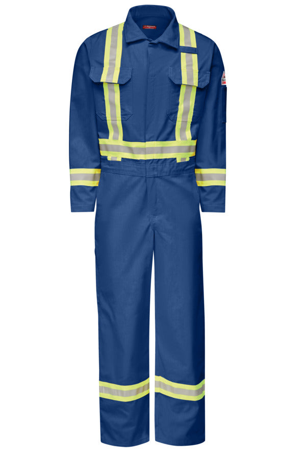 Bulwark Men's Midweight FR Premium Coverall with Reflective Trim