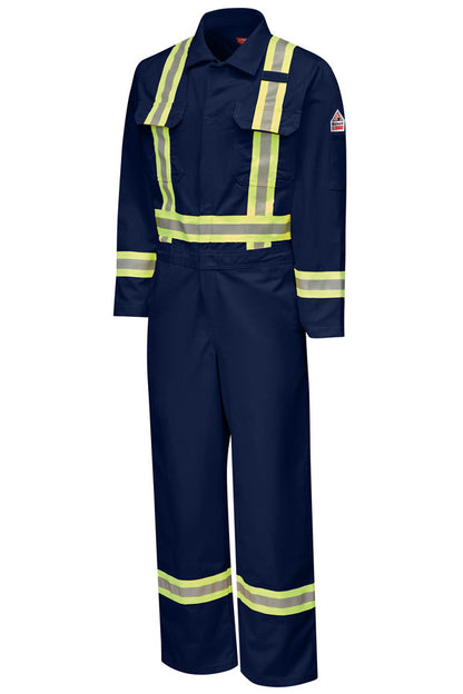 Bulwark Men's Midweight FR Premium Coverall with Reflective Trim