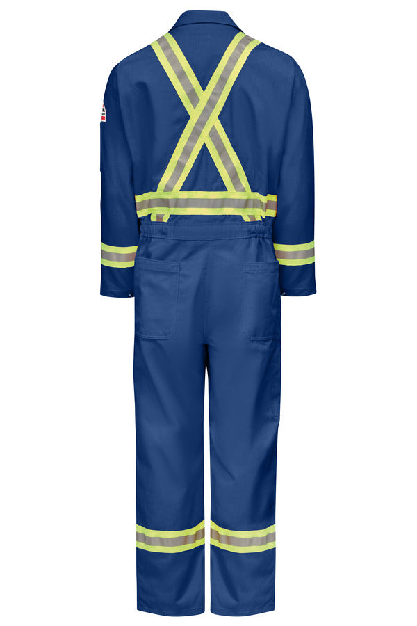 Bulwark Men's Midweight FR Premium Coverall with Reflective Trim