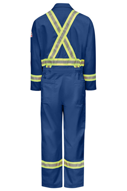 Bulwark Men's Midweight FR Premium Coverall with Reflective Trim
