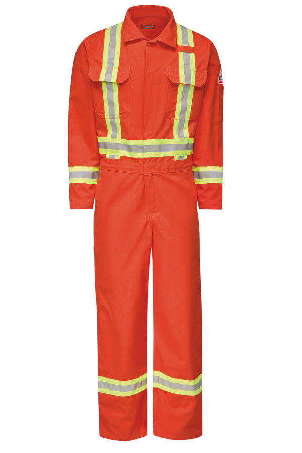 Bulwark Men's Midweight FR Premium Coverall with Reflective Trim