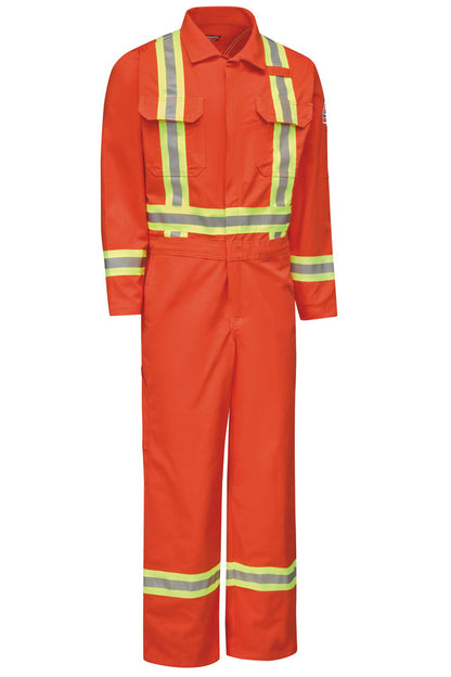 Bulwark Men's Midweight FR Premium Coverall with Reflective Trim