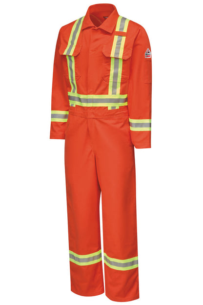 Bulwark Men's Midweight FR Premium Coverall with Reflective Trim