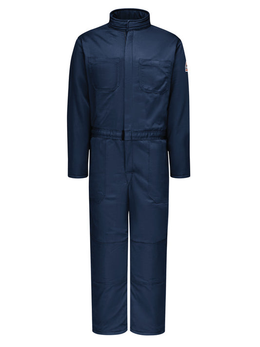 Bulwark Men's Excel FR® ComforTouch® Premium Insulated Coverall - Navy