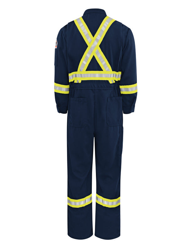 Bulwark Cool Touch 2 Deluxe Coverall with Striping - Navy