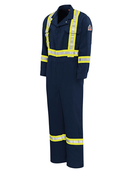Bulwark Cool Touch 2 Deluxe Coverall with Striping - Navy
