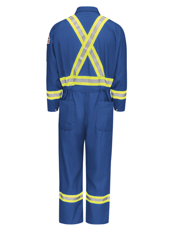 Bulwark Men's Midweight Nomex FR Premium Coverall with CSA Compliant Reflective Trim