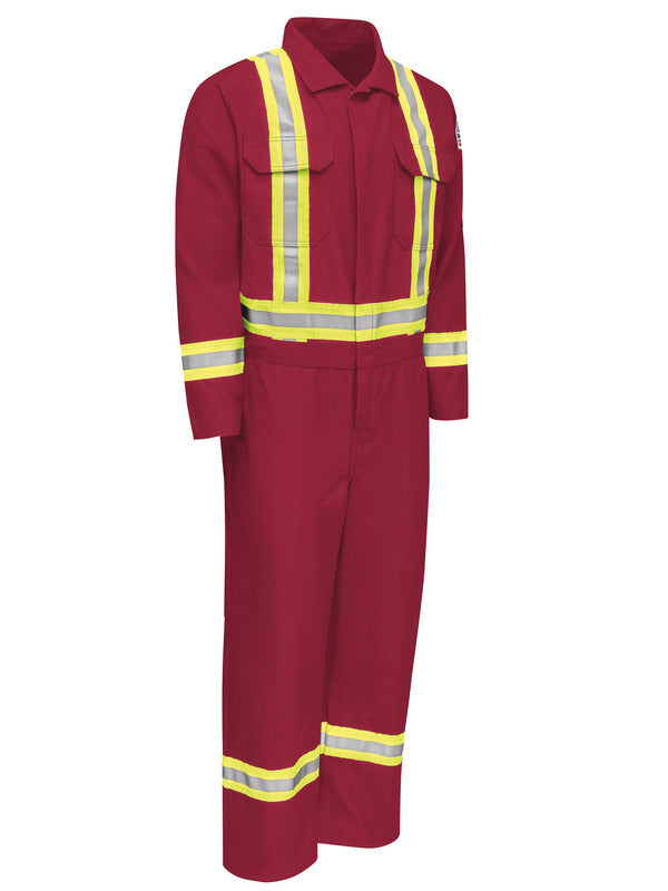 Bulwark Men's Midweight Nomex FR Premium Coverall with CSA Compliant Reflective Trim