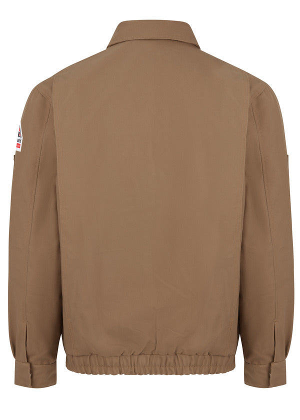 Bulwark Brown Duck Lined Bomber Jacket - Brown Duck