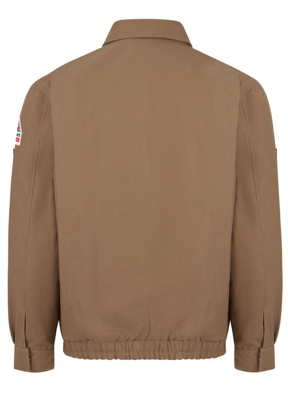 Bulwark Brown Duck Lined Bomber Jacket - Brown Duck
