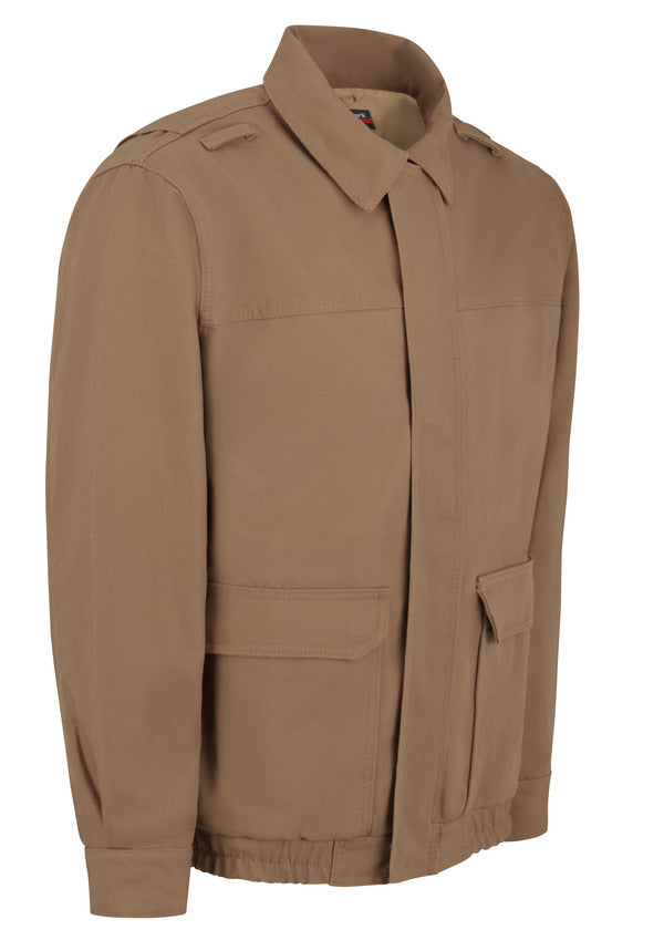 Bulwark Brown Duck Lined Bomber Jacket - Brown Duck