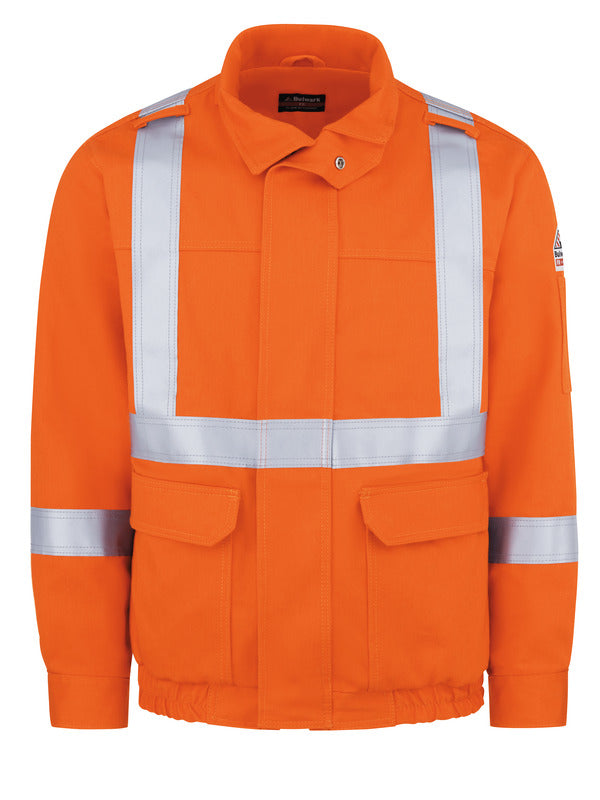 Bulwark Men'S Lightweight Excel Fr® Comfortouch® Lined Bomber Jacket - Orange