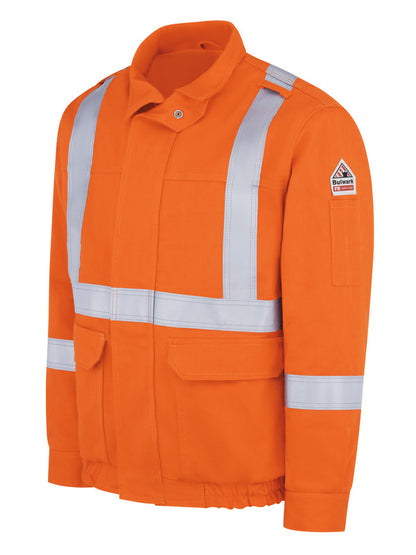 Bulwark Men'S Lightweight Excel Fr® Comfortouch® Lined Bomber Jacket - Orange