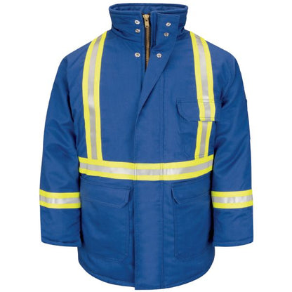 Bulwark Men's Heavyweight Excel FR® ComforTouch® Insulated Deluxe Parka with Reflective Trim