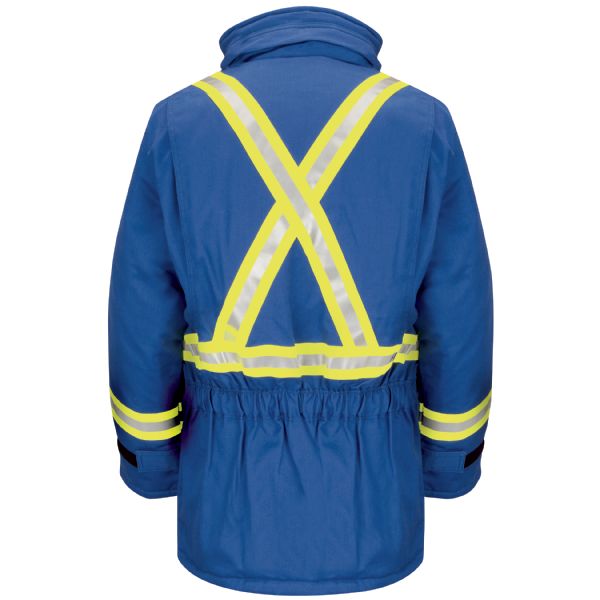 Bulwark Men's Heavyweight Excel FR® ComforTouch® Insulated Deluxe Parka with Reflective Trim