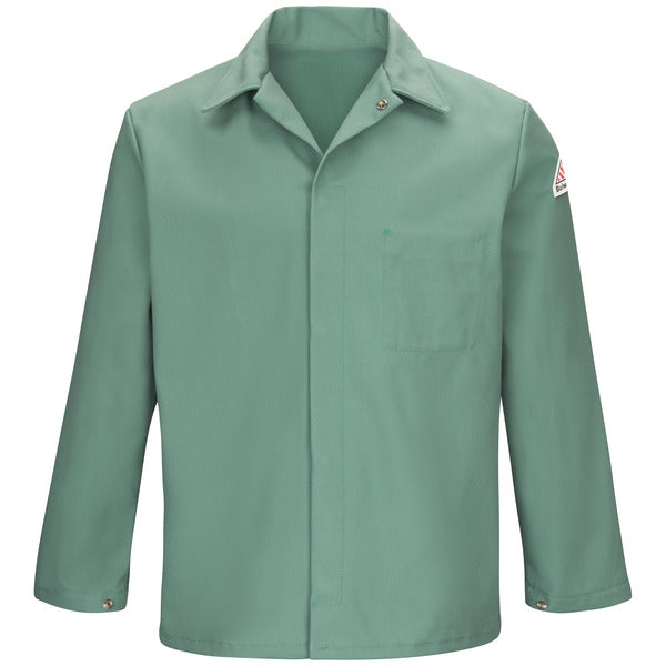 Bulwark Men's Molten Metal Work Coat - Visual Green