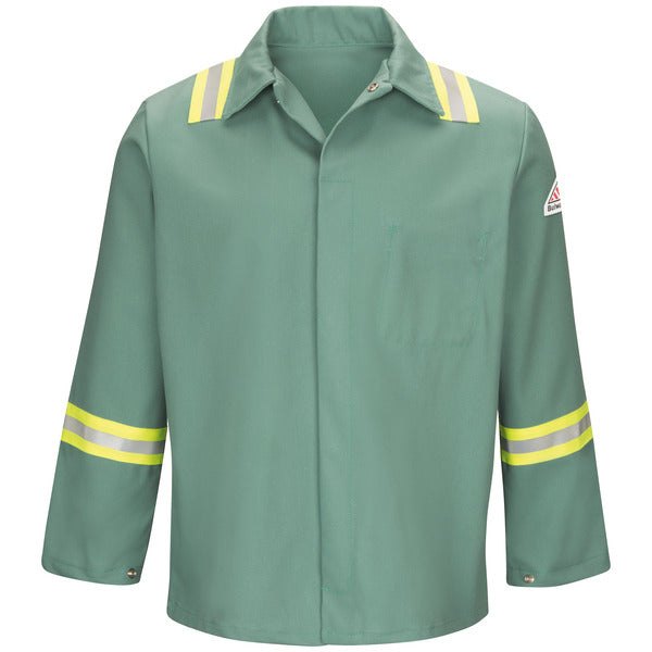 Bulwark Men's Molten Metal Enhanced Visibility Coat - Visual Green