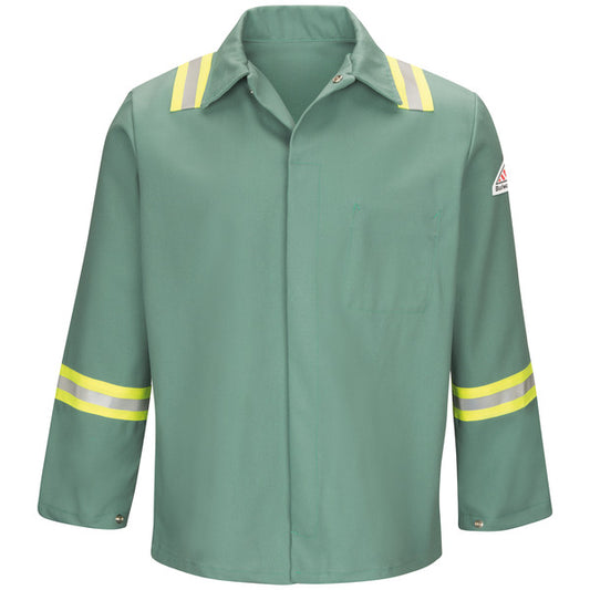 Bulwark Men's Molten Metal Enhanced Visibility Coat - Visual Green