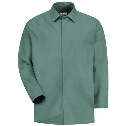 Bulwark Men's Midweight FR Work Coat - Visual Green