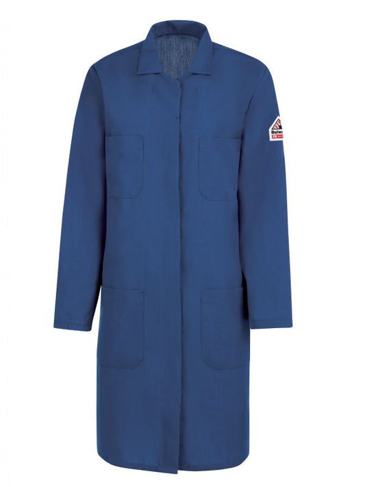 Bulwark Women's Nomex FR Lab Coat - Royal Blue