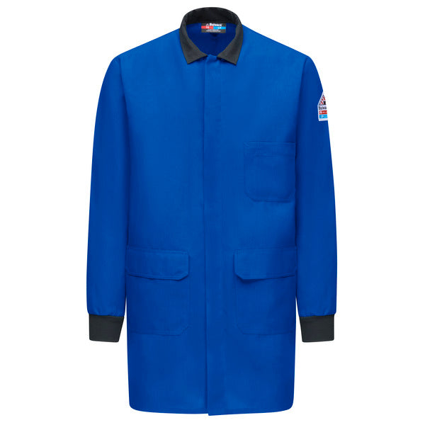 Bulwark Men's FR/CP Lab Coat - Royal Blue
