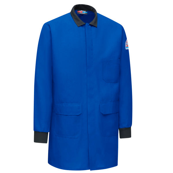 Bulwark Men's FR/CP Lab Coat - Royal Blue