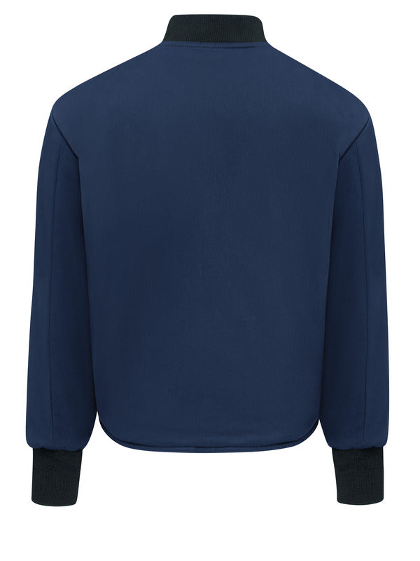 Bulwark Men's Lightweight FR Sleeved Jacket Liner - Navy