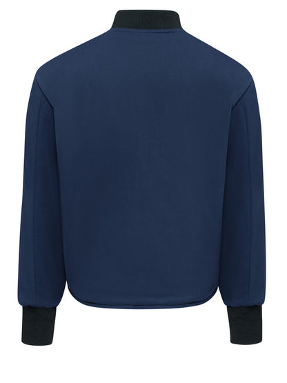 Bulwark Men's Lightweight FR Sleeved Jacket Liner - Navy