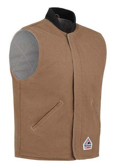 Bulwark Brown Duck Vest Jacket Liner - Brown Duck