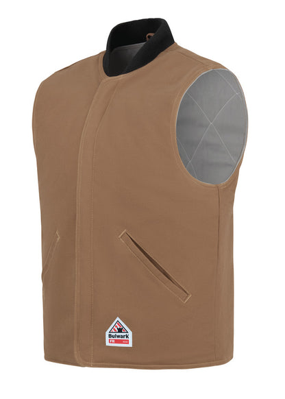 Bulwark Brown Duck Vest Jacket Liner - Brown Duck