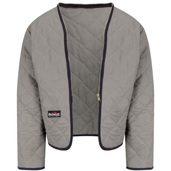 Bulwark Men's Heavyweight FR Zip-In Modaquilt® Jacket Liner - Grey