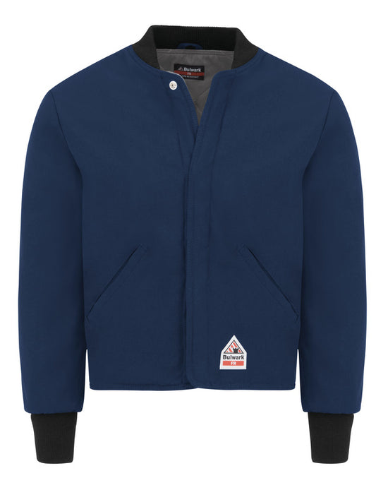 Bulwark Men's Midweight Nomex® FR Sleeved Jacket Liner - Navy