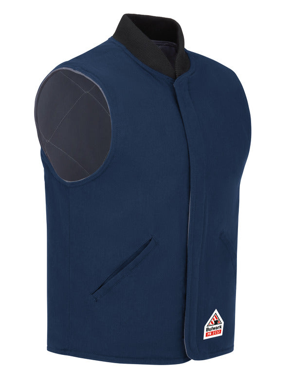Bulwark Men's Lightweight Nomex® FR Vest Jacket Liner - Navy