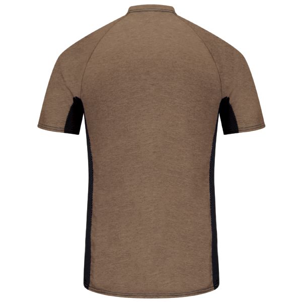 Bulwark Men's FR Short Sleeve Base Layer with Concealed Chest Pocket