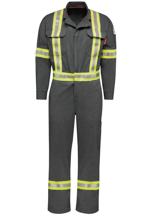 Bulwark IQ Series Men's Mobility Coverall - Dark Gray