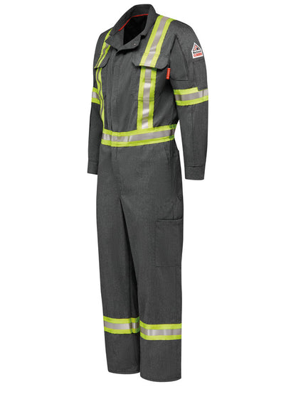 Bulwark IQ Series Men's Mobility Coverall - Dark Gray