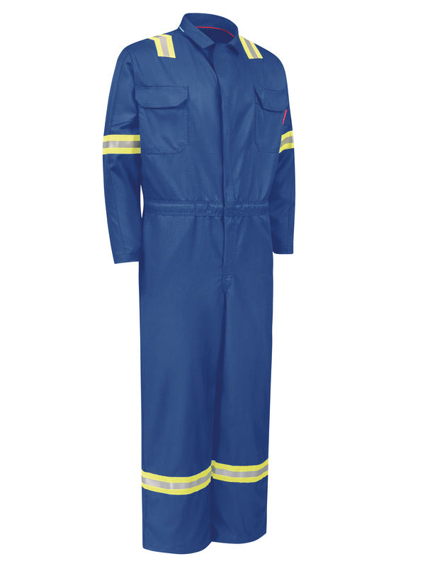 Bulwark IQ Series Men's Midweight Enhanced Visibility Mobility Coverall