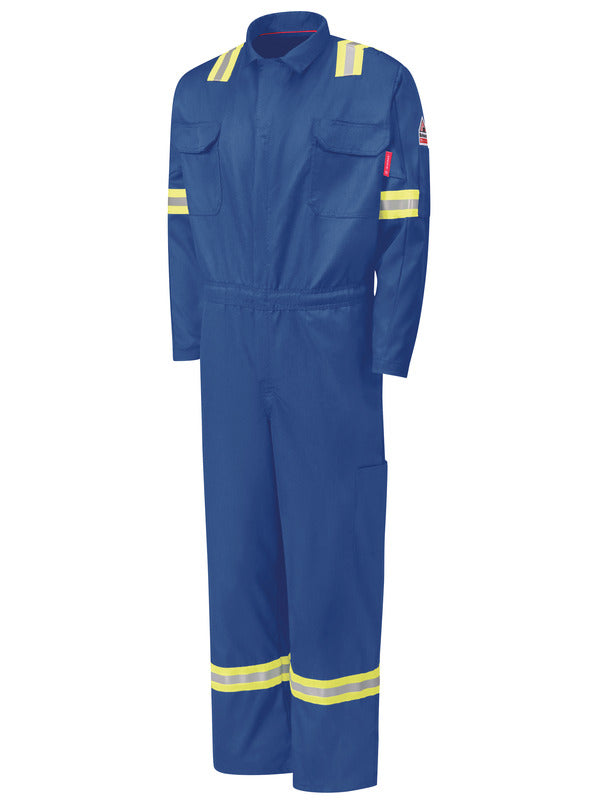 Bulwark IQ Series Men's Midweight Enhanced Visibility Mobility Coverall