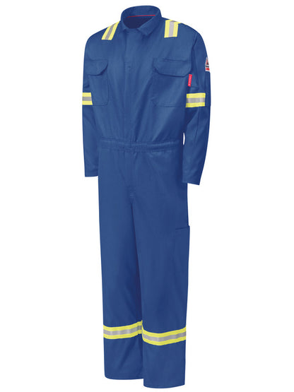 Bulwark IQ Series Men's Midweight Enhanced Visibility Mobility Coverall