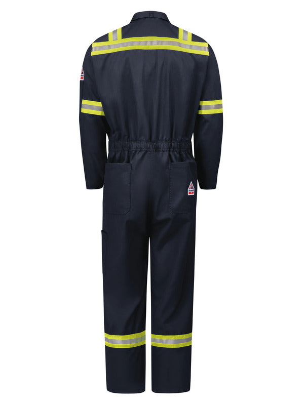 Bulwark IQ Series Men's Midweight Enhanced Visibility Mobility Coverall