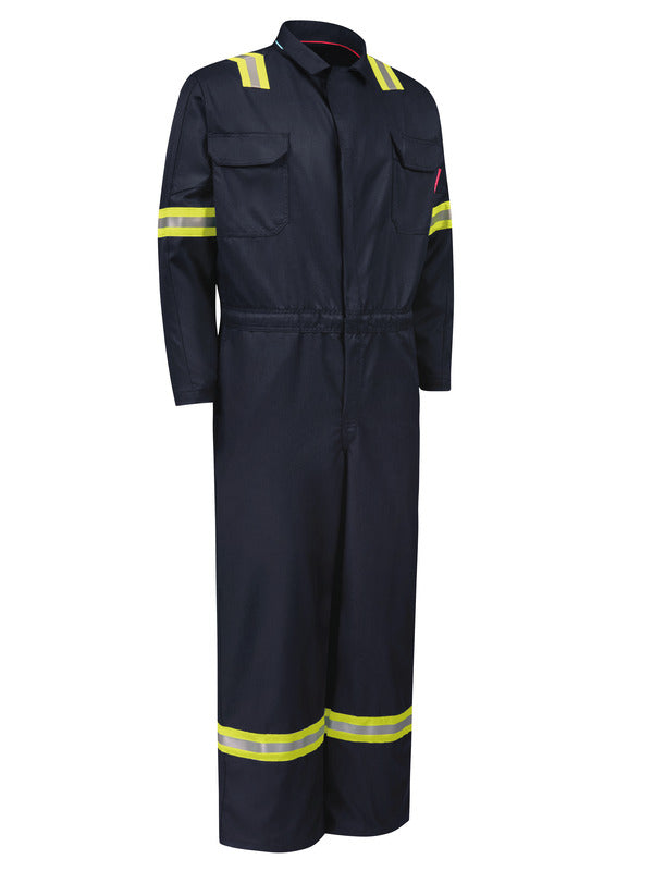 Bulwark IQ Series Men's Midweight Enhanced Visibility Mobility Coverall