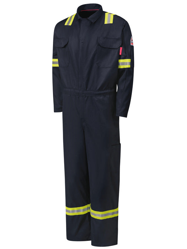 Bulwark IQ Series Men's Midweight Enhanced Visibility Mobility Coverall