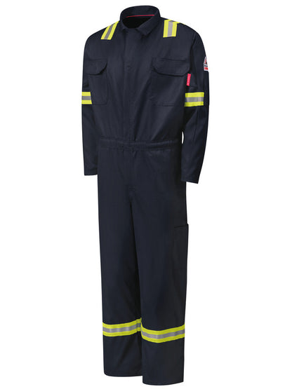 Bulwark IQ Series Men's Midweight Enhanced Visibility Mobility Coverall