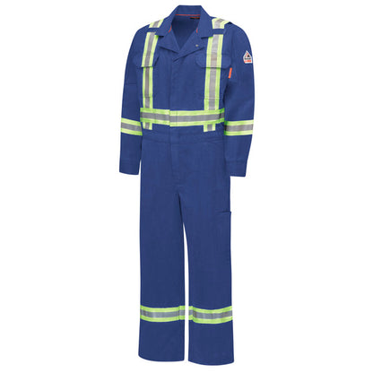 Bulwark IQ Series® Men's Mobility Coverall with Reflective Trim - Royal Blue