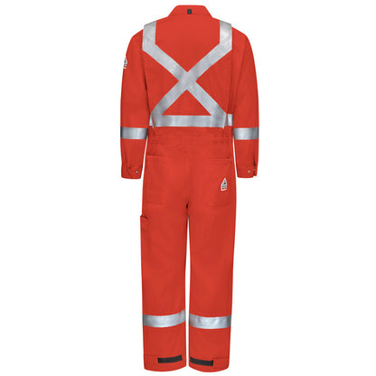 Bulwark IQ Series® Men's Mobility Coverall with Reflective Trim - Orange