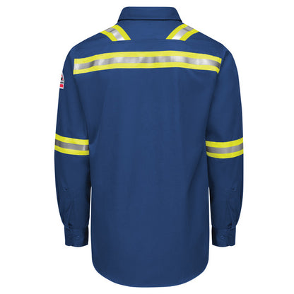 Bulwark IQ Series Men’s Enhanced-Vis Midweight Comfort Woven Shirt