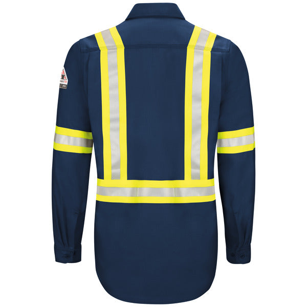Bulwark IQ Series® Endurance Men's FR Enhanced Visibility Work Shirt