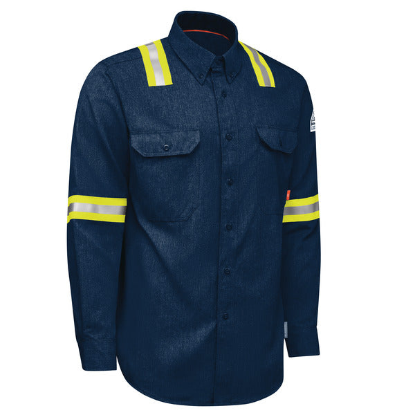 Bulwark IQ Series Enhanced Visibility Comfort Woven Lightweight Shirt