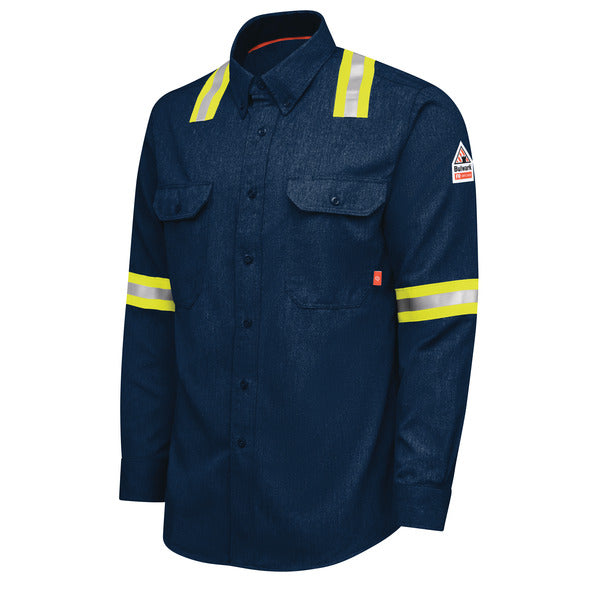 Bulwark IQ Series Enhanced Visibility Comfort Woven Lightweight Shirt