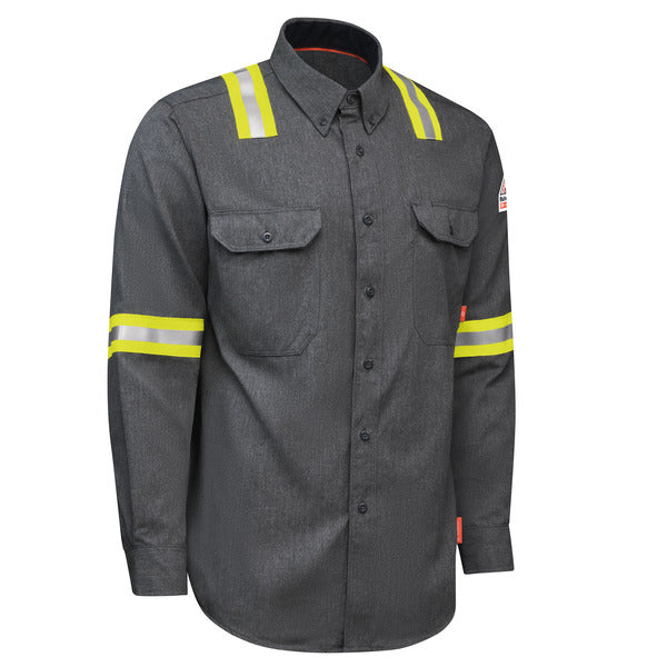 Bulwark IQ Series Enhanced Visibility Comfort Woven Lightweight Shirt
